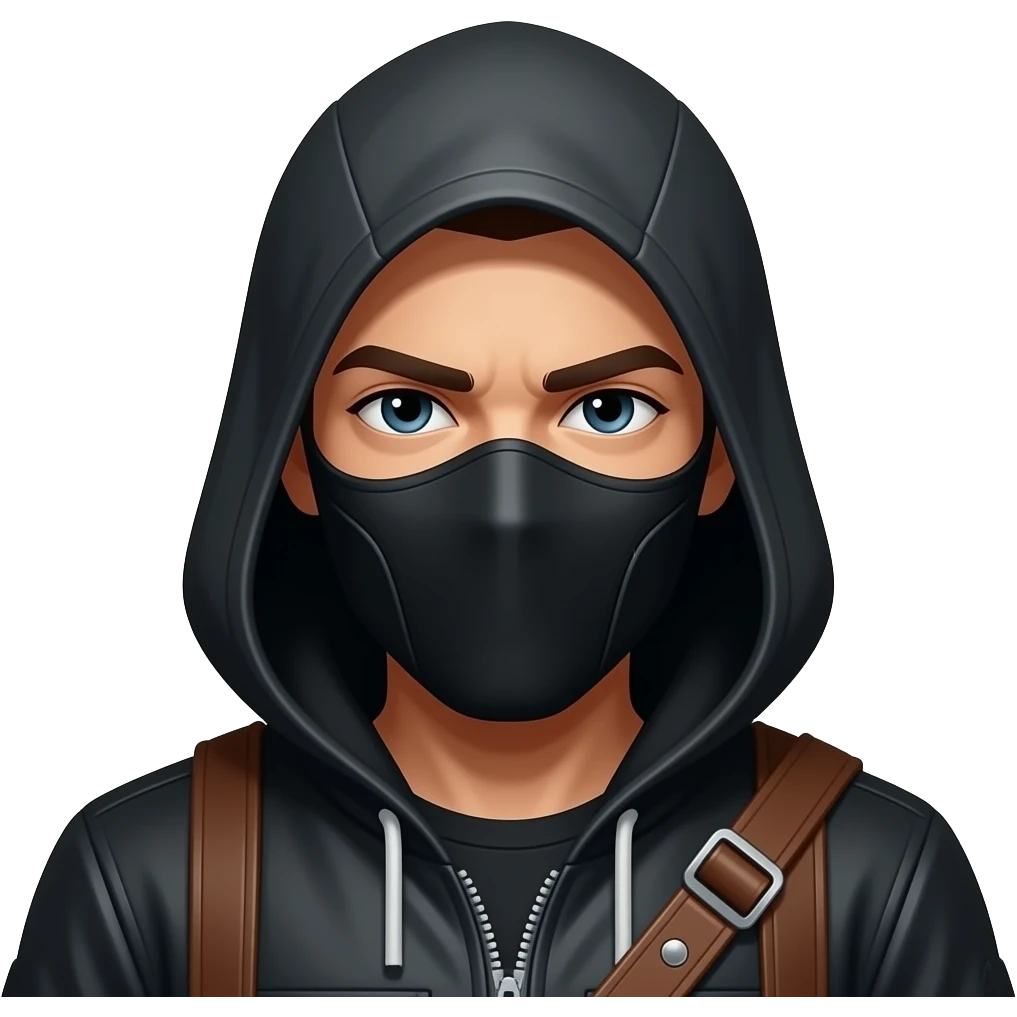 Bandido encapuchados emoji