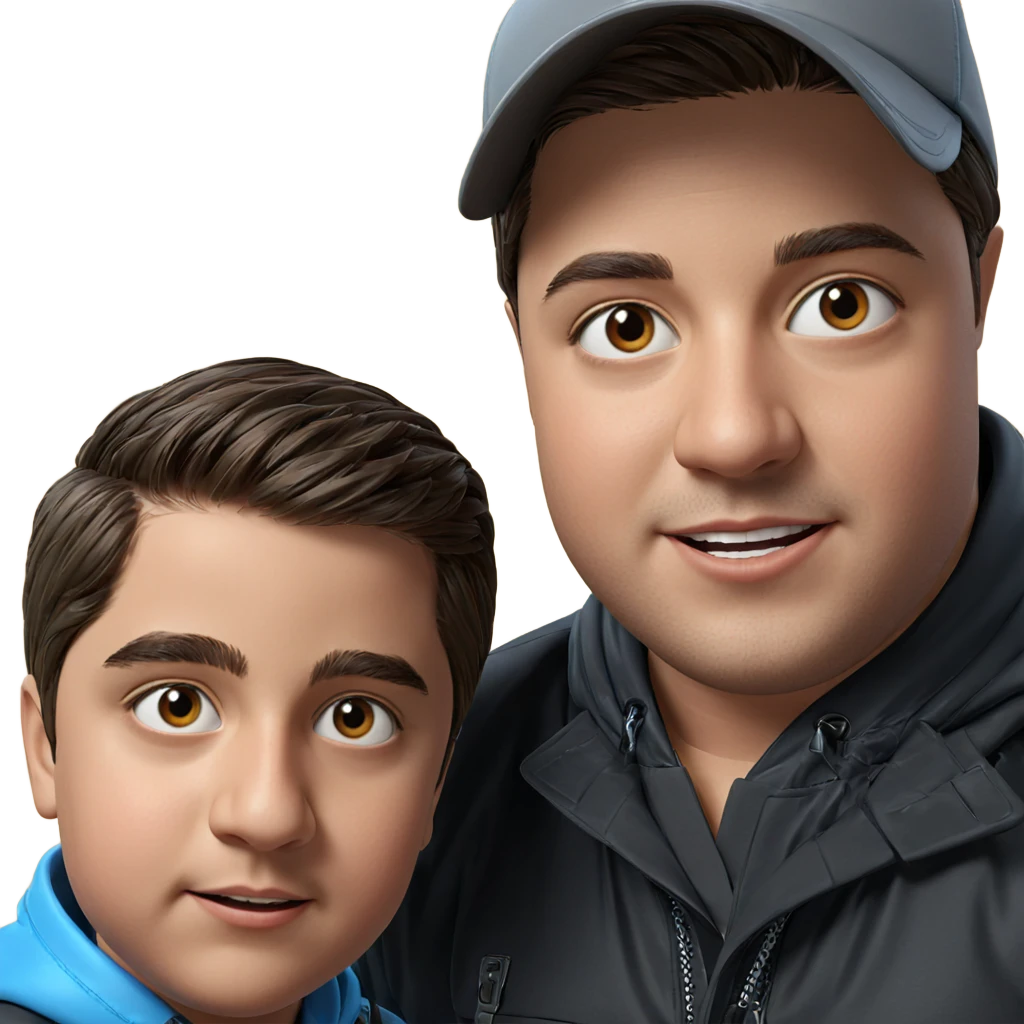 boys in stylish jackets emoji