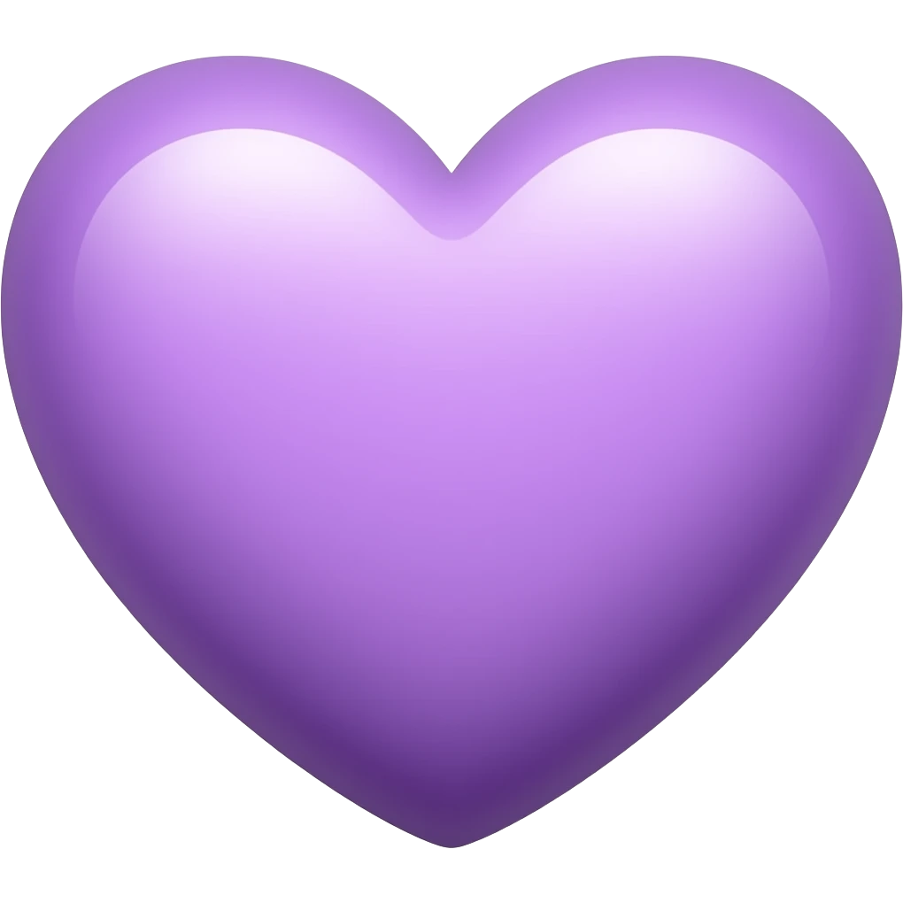 Light Purple Heart emoji