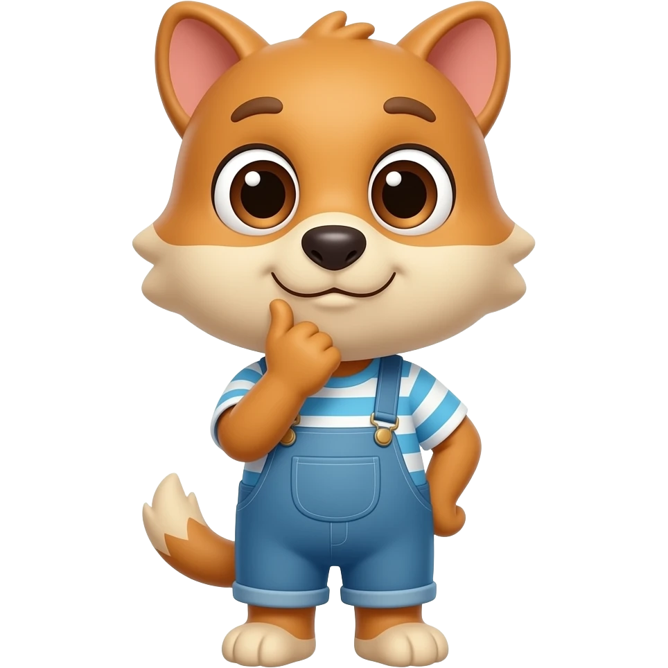 animal thinking emoji