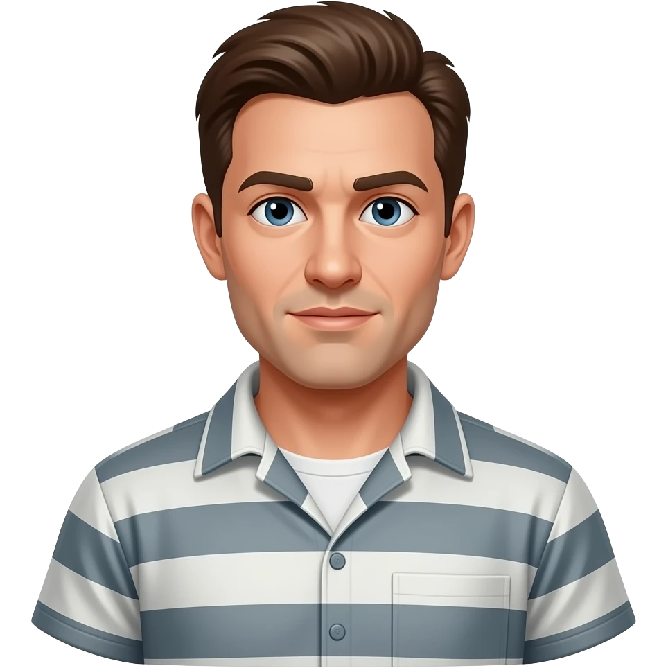 Man in insane asylum straightjacket emoji