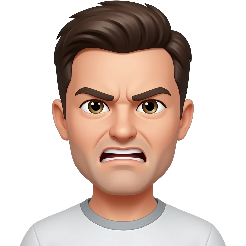 Personne qui fait une grimace de dégoût emoji