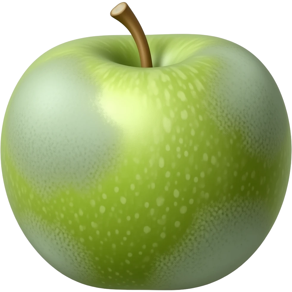 green moldy apple emoji