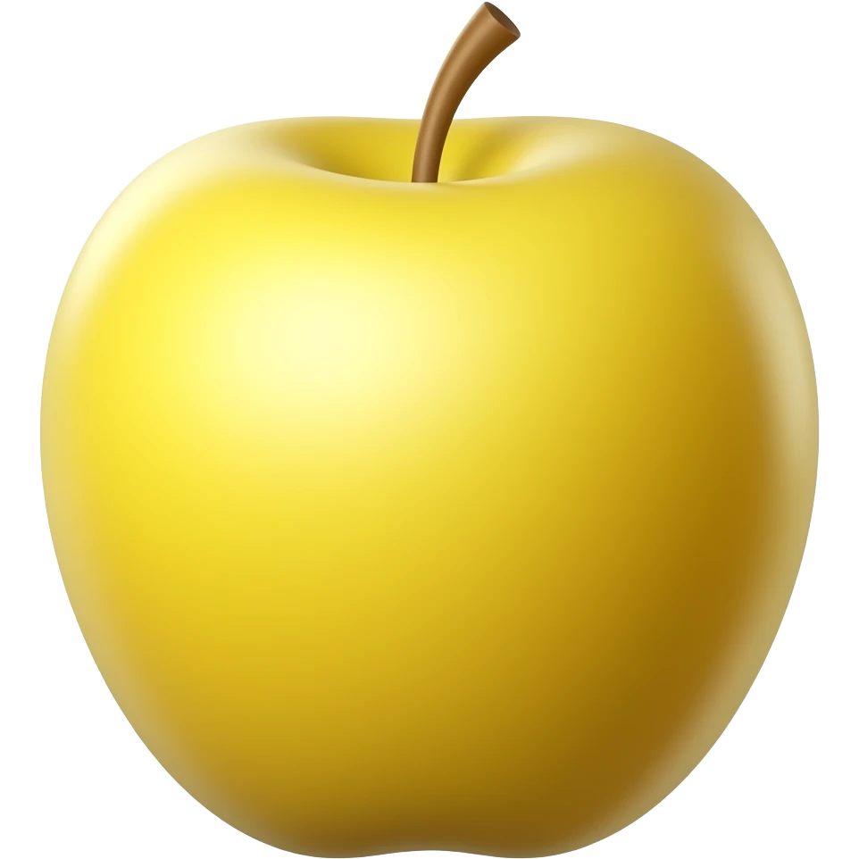 🍎🍏yellow apple emoji