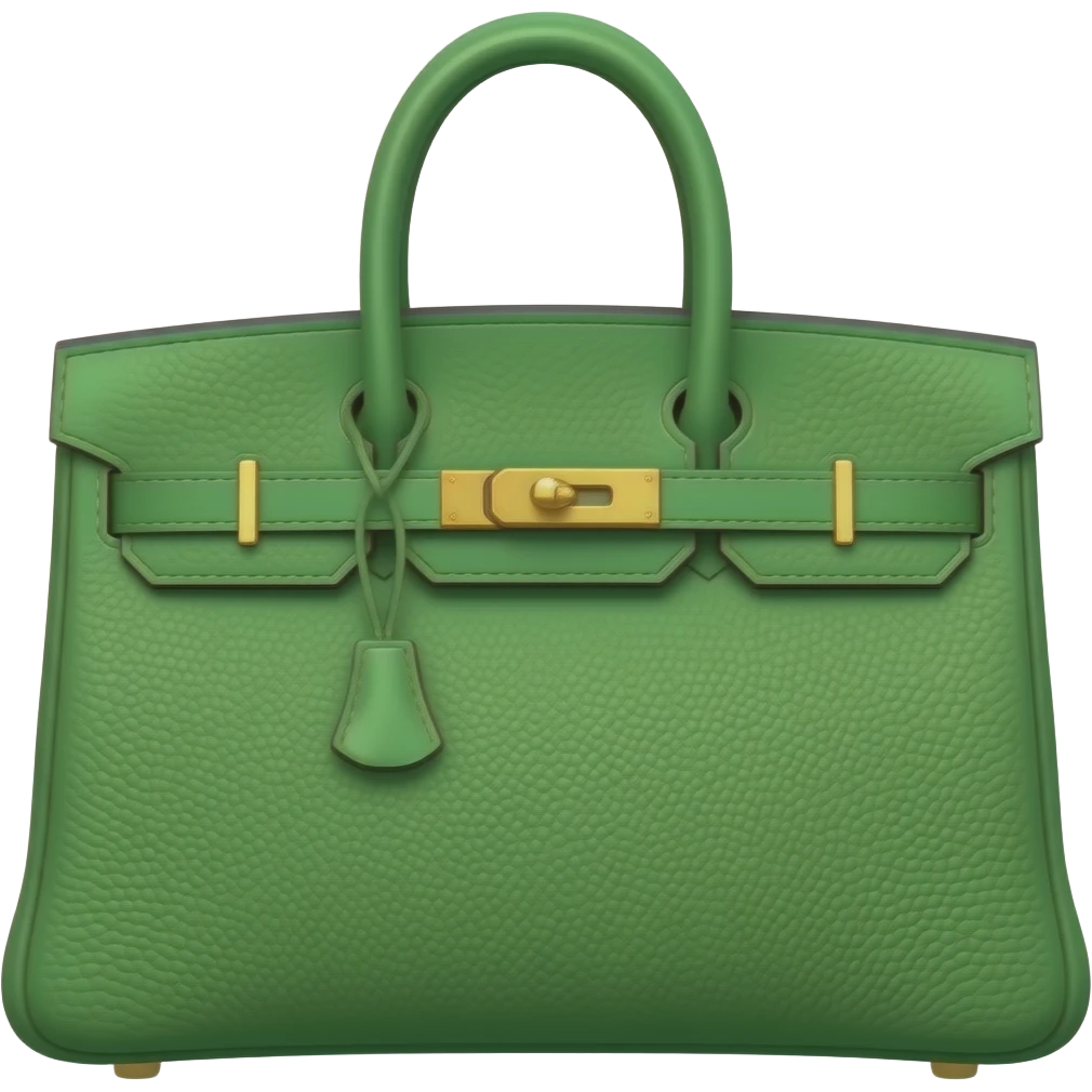green hermes bag emoji