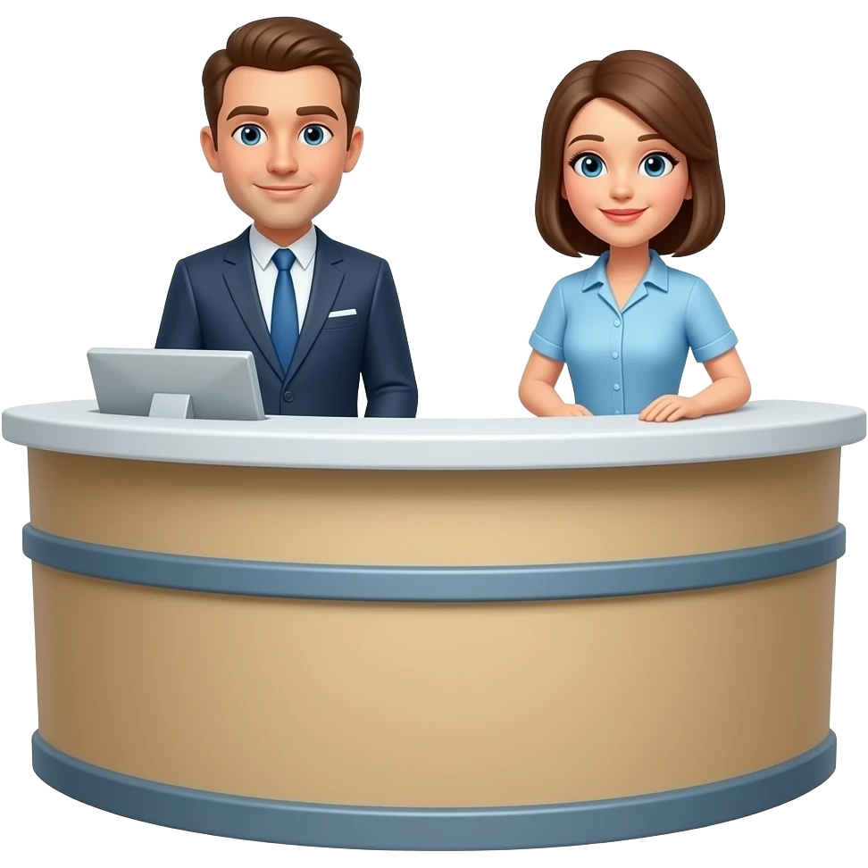 check in counter emoji