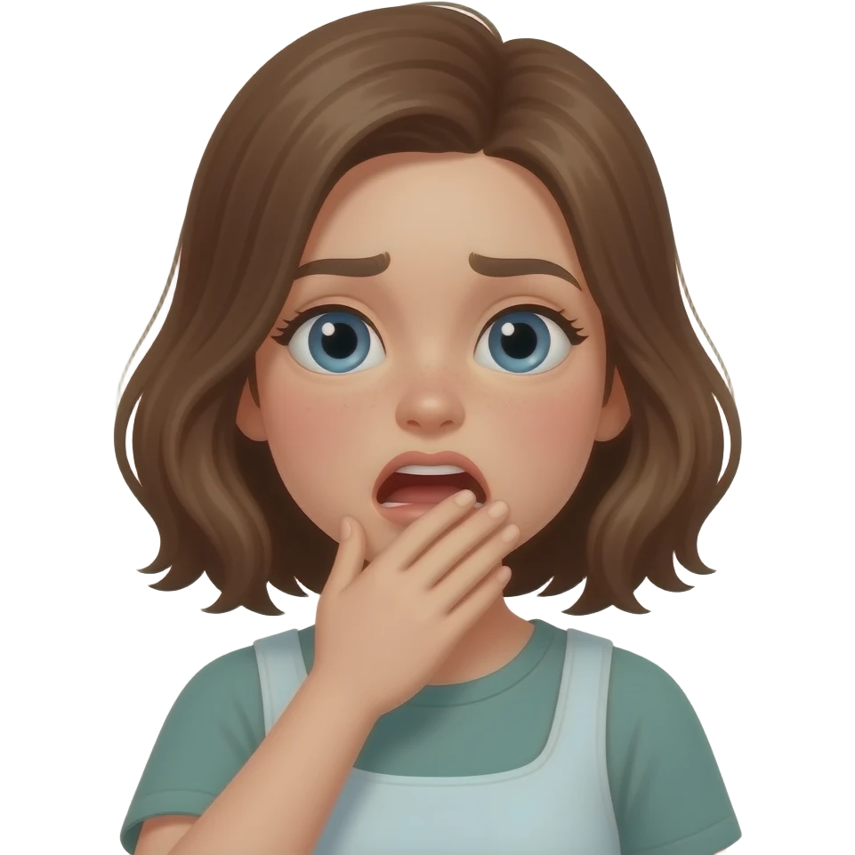 Girl choking emoji emoji