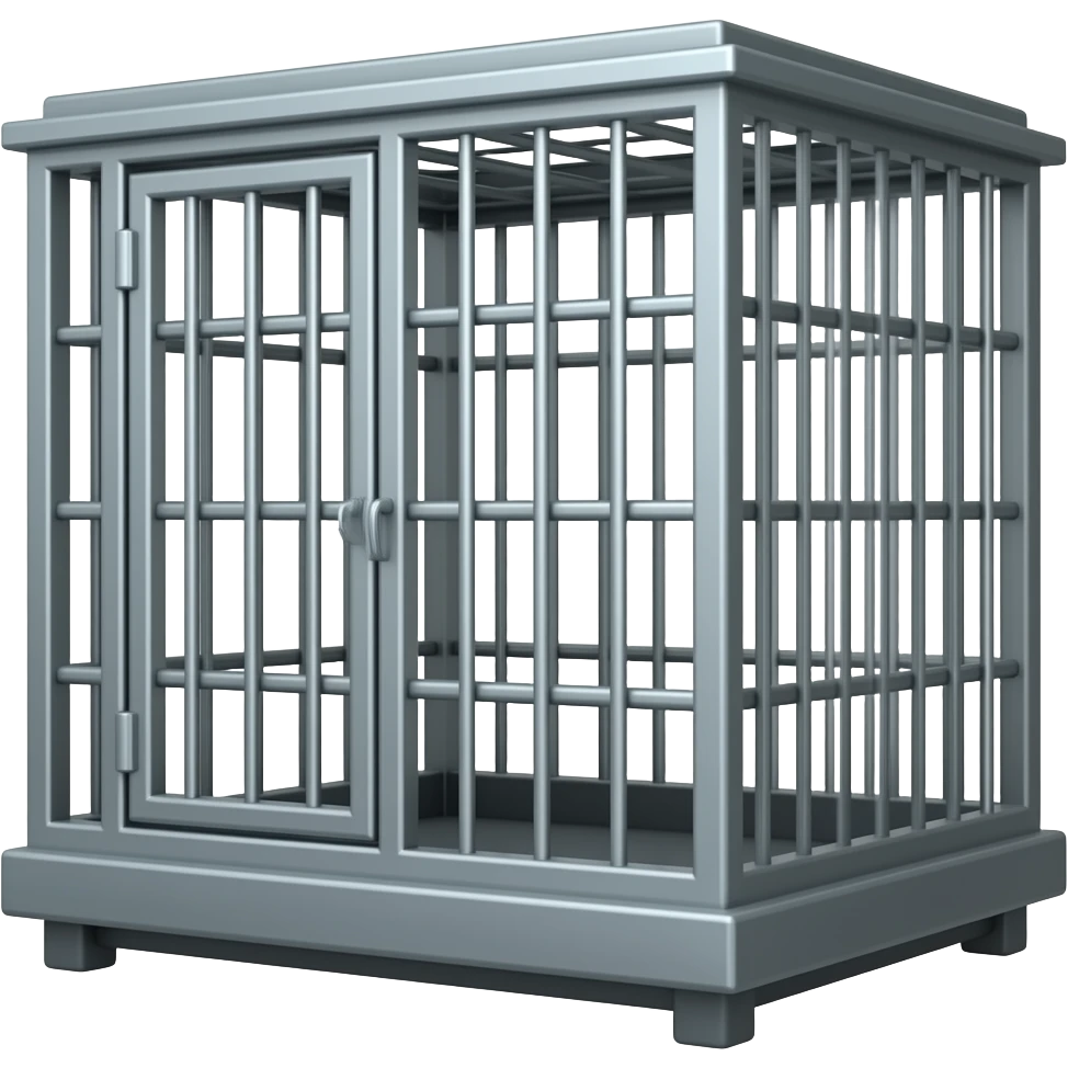 Without animal cage emoji emoji