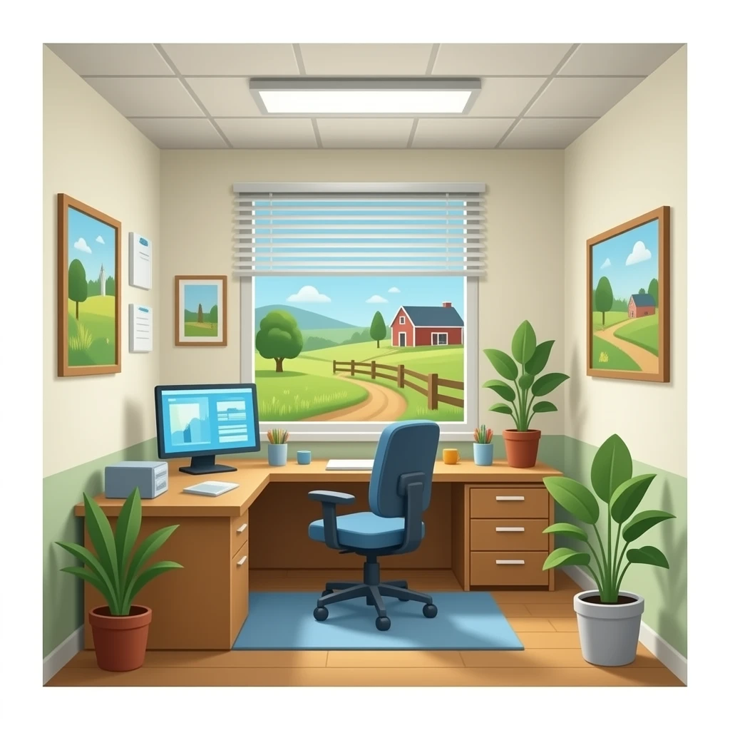 Farm office space emoji