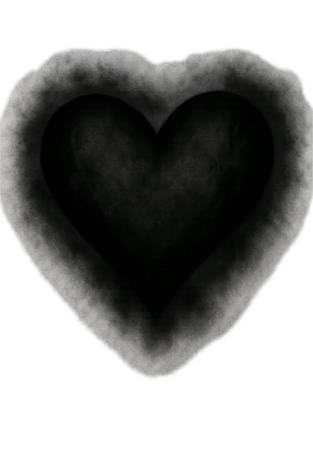 emo object, black heart, moody emoji