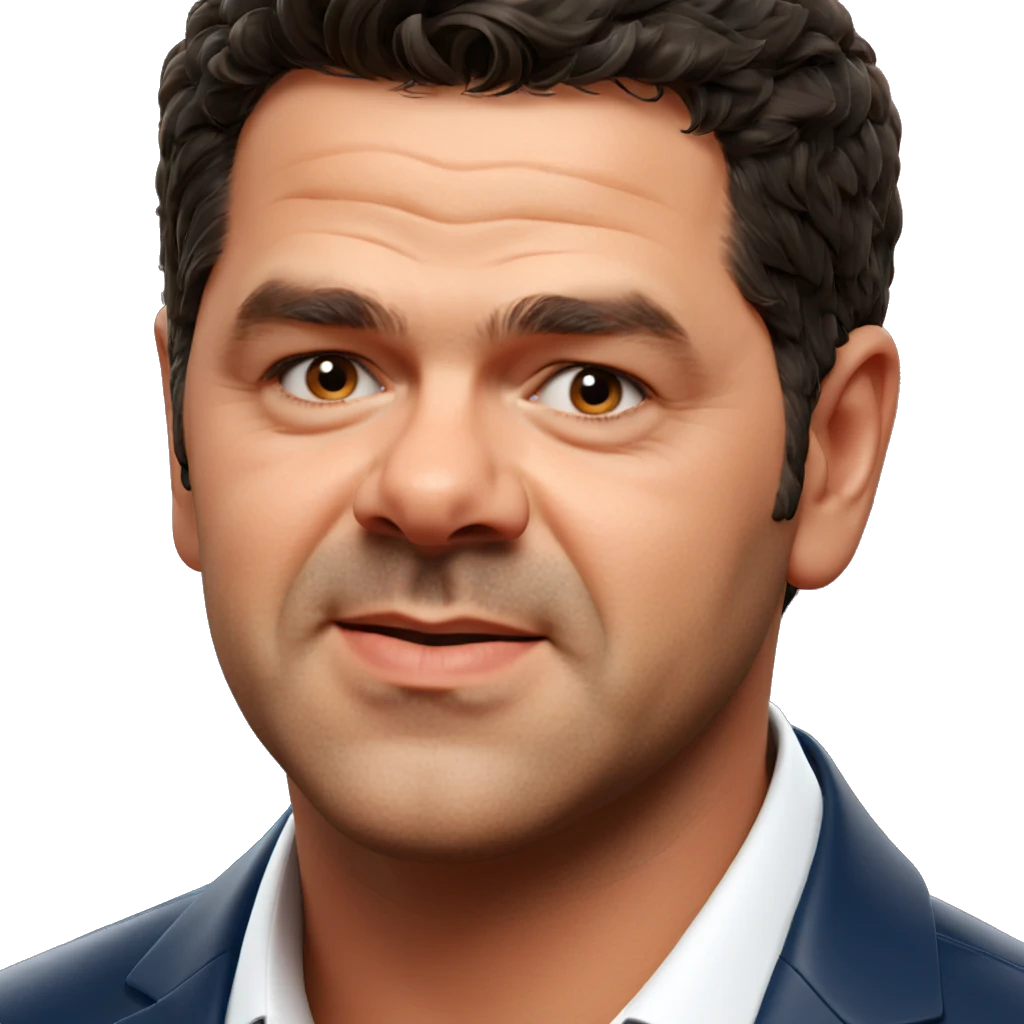 handsome boy with mustache emoji