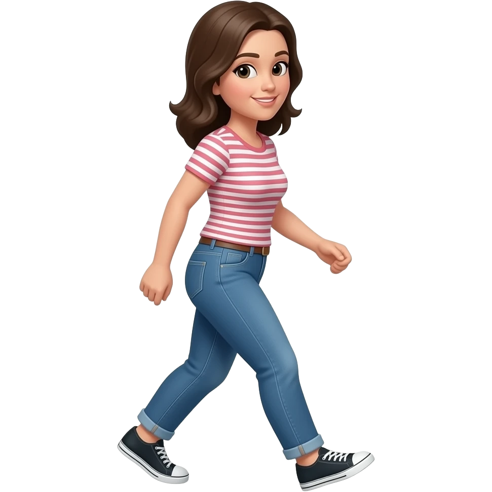 woman walking backwards emoji