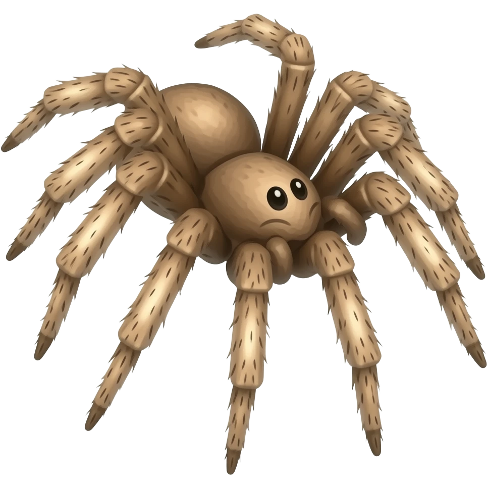 A cube spider legs emoji