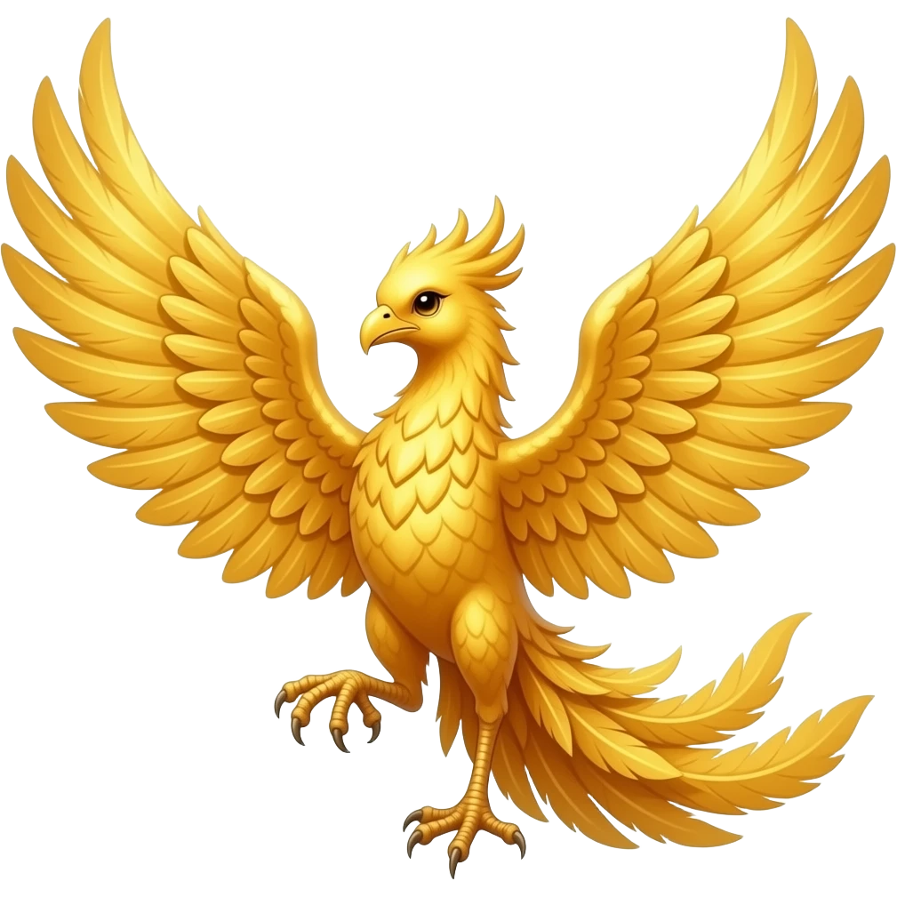 Gold Phoenix emoji