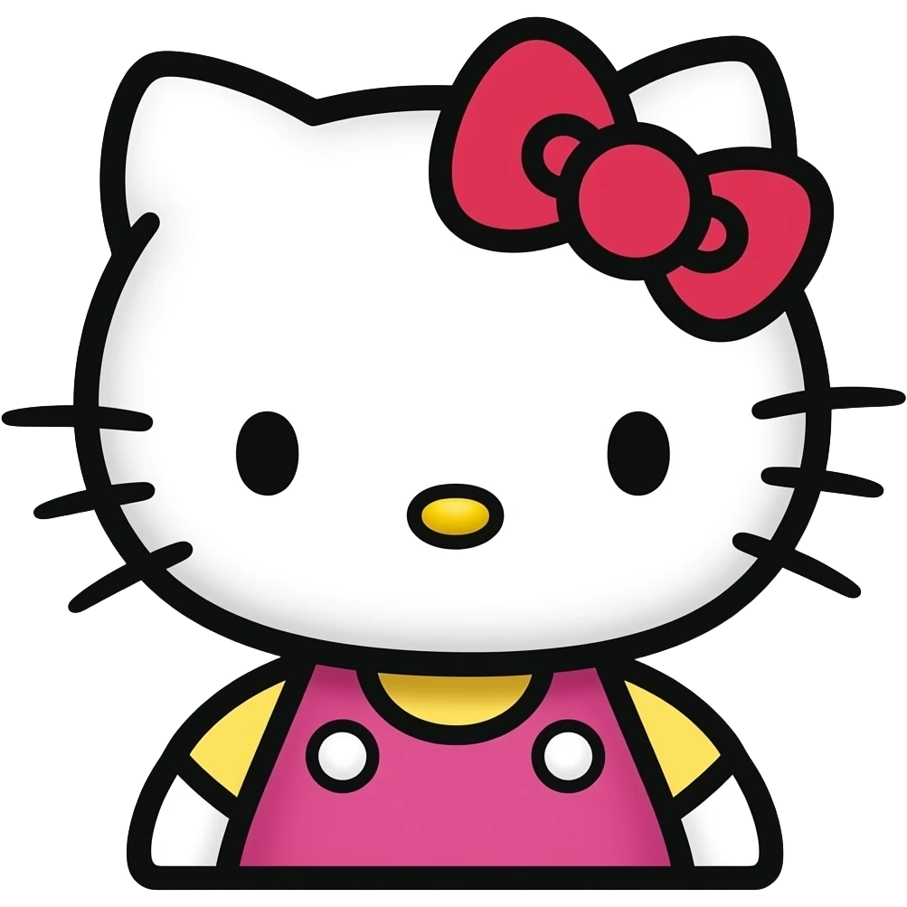 Hello Kitty  el lineas emoji