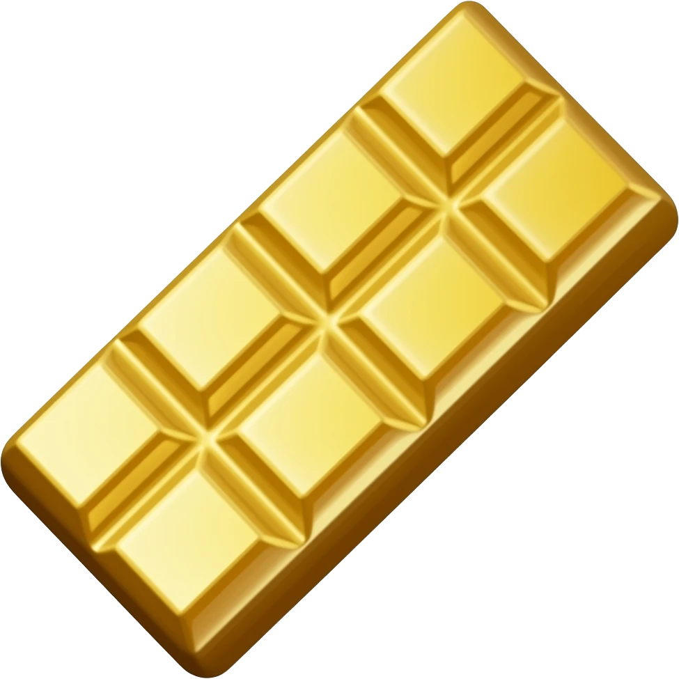 Gold Chocolate emoji