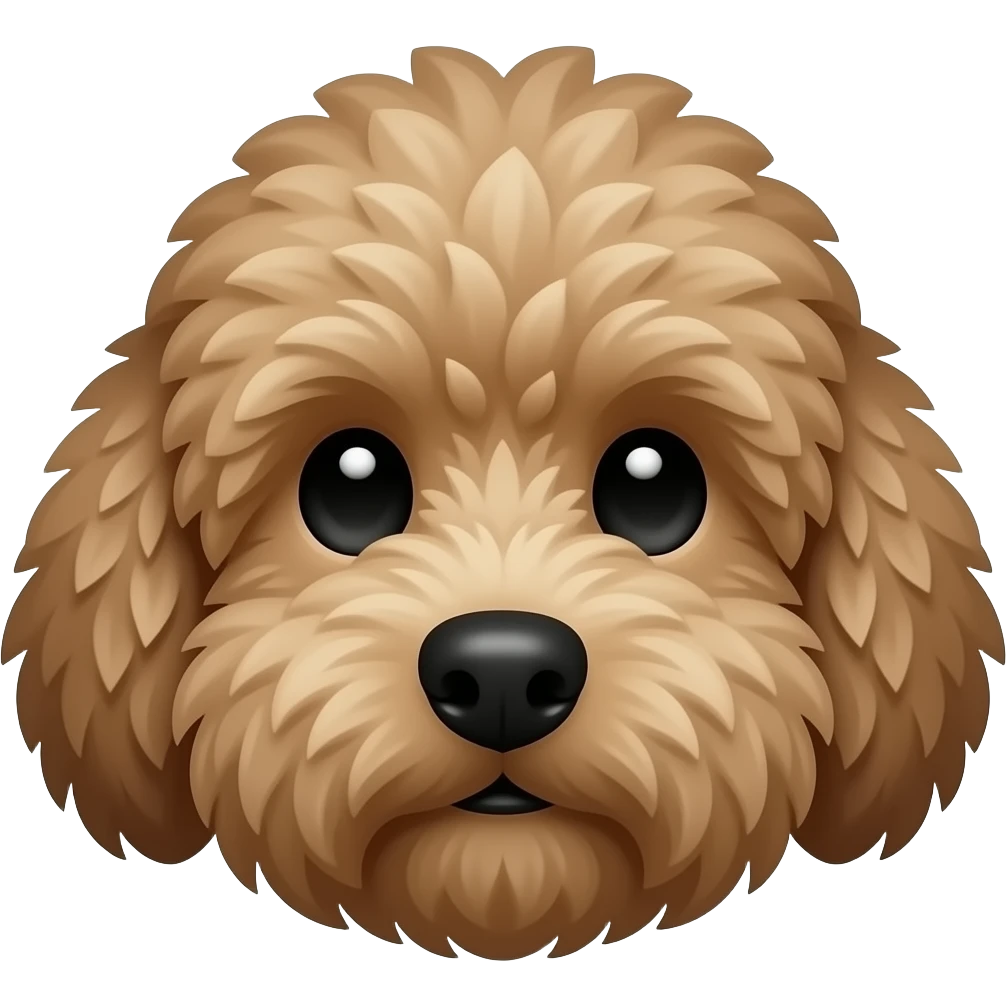 bernedoodle face emoji