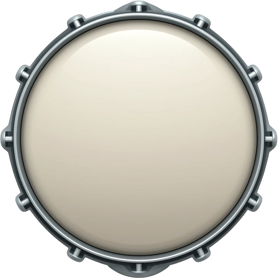 Drum top view emoji