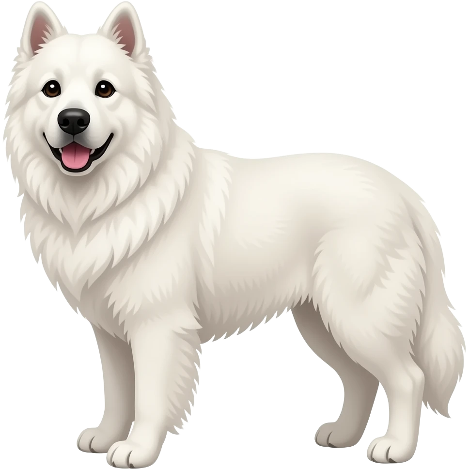 Great Pyrenees dog emoji