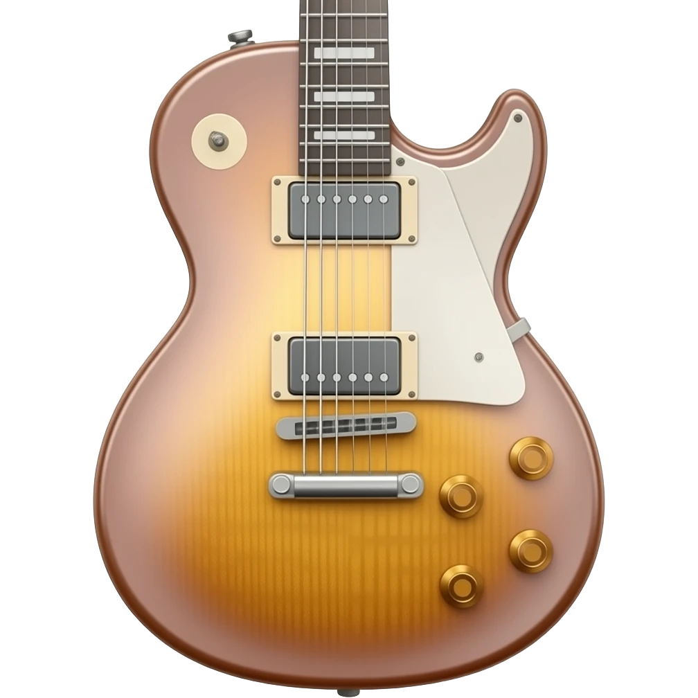 Shining full body les paul guitar emoji emoji