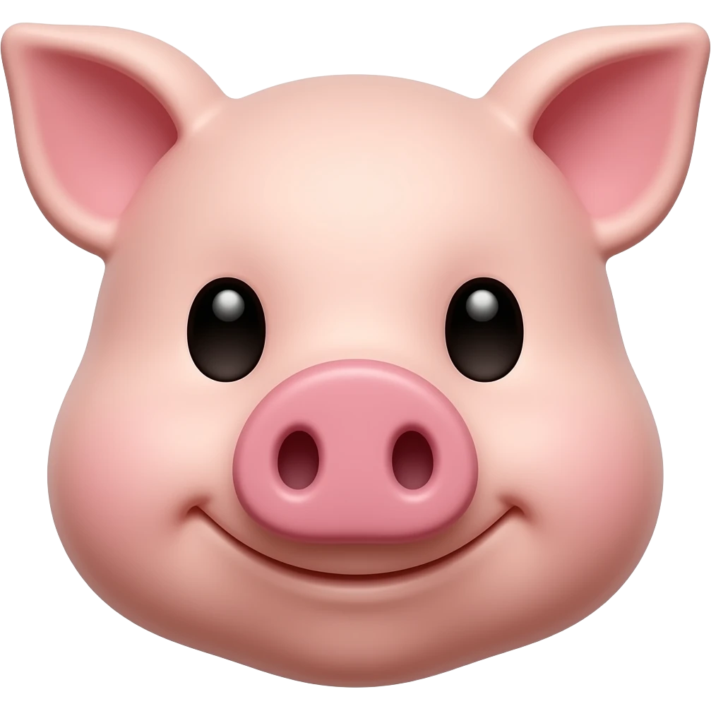 Pig head with bicep emoji