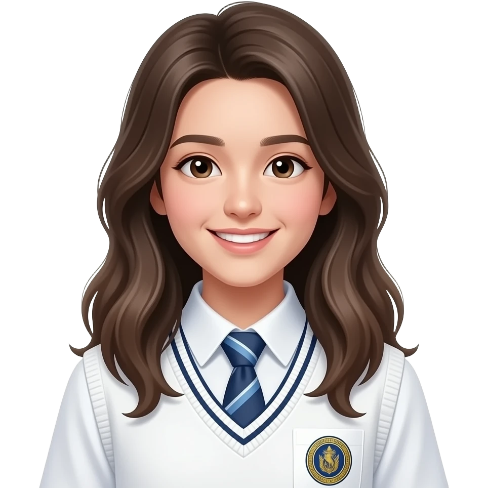 pretty boy student long hair happy emoji