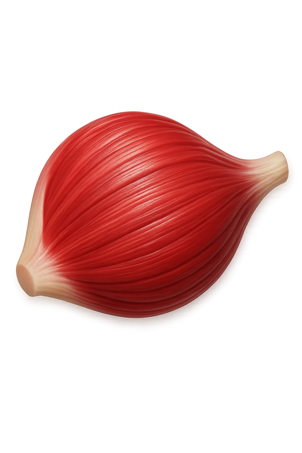 EMOJI STILE IPHONE 3D DI una porzione di tessuto muscolare umano anatomico realistico, FALLO MOLTO REALISTICO IN 3D emoji