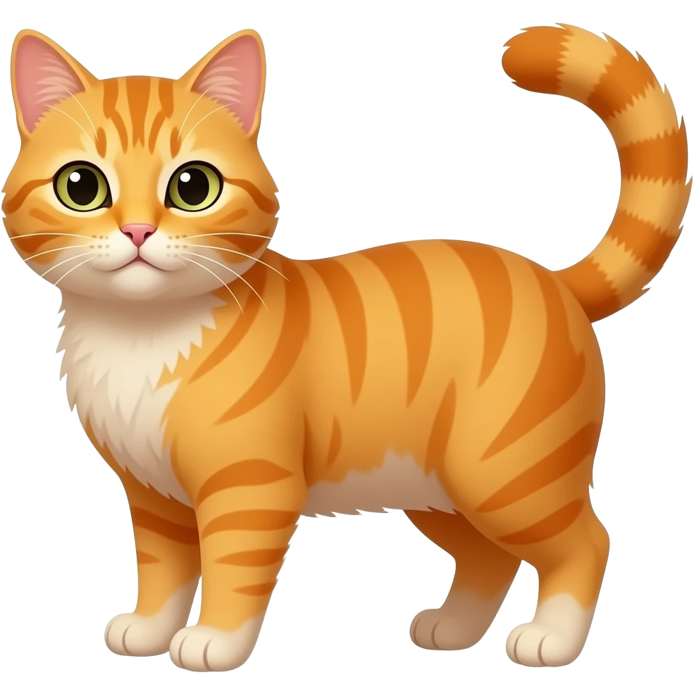 orange fur cat emoji