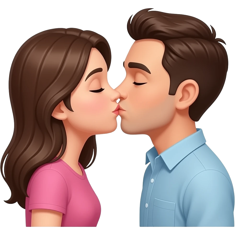 And them kissing emoji