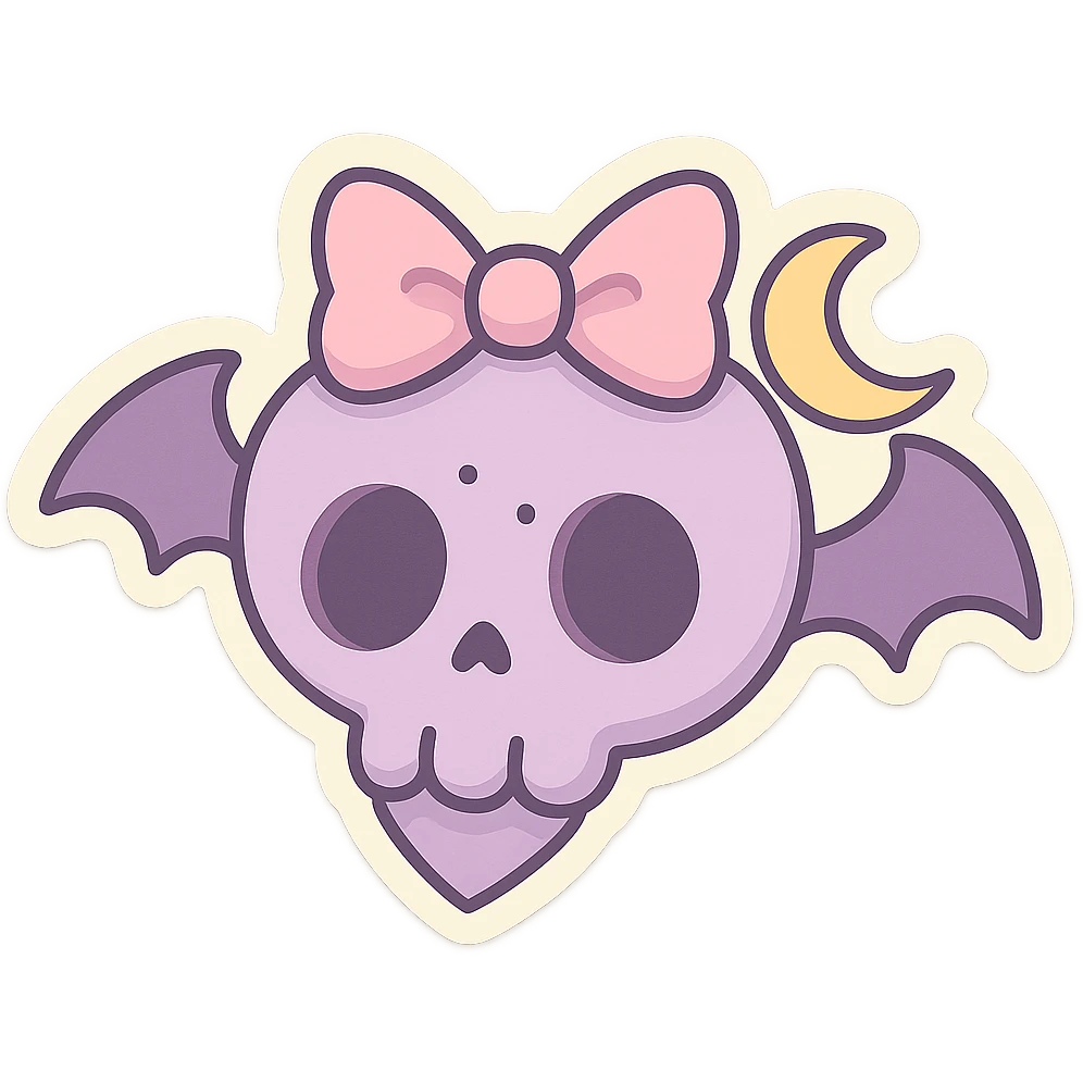 pastel goth objects, show one emoji