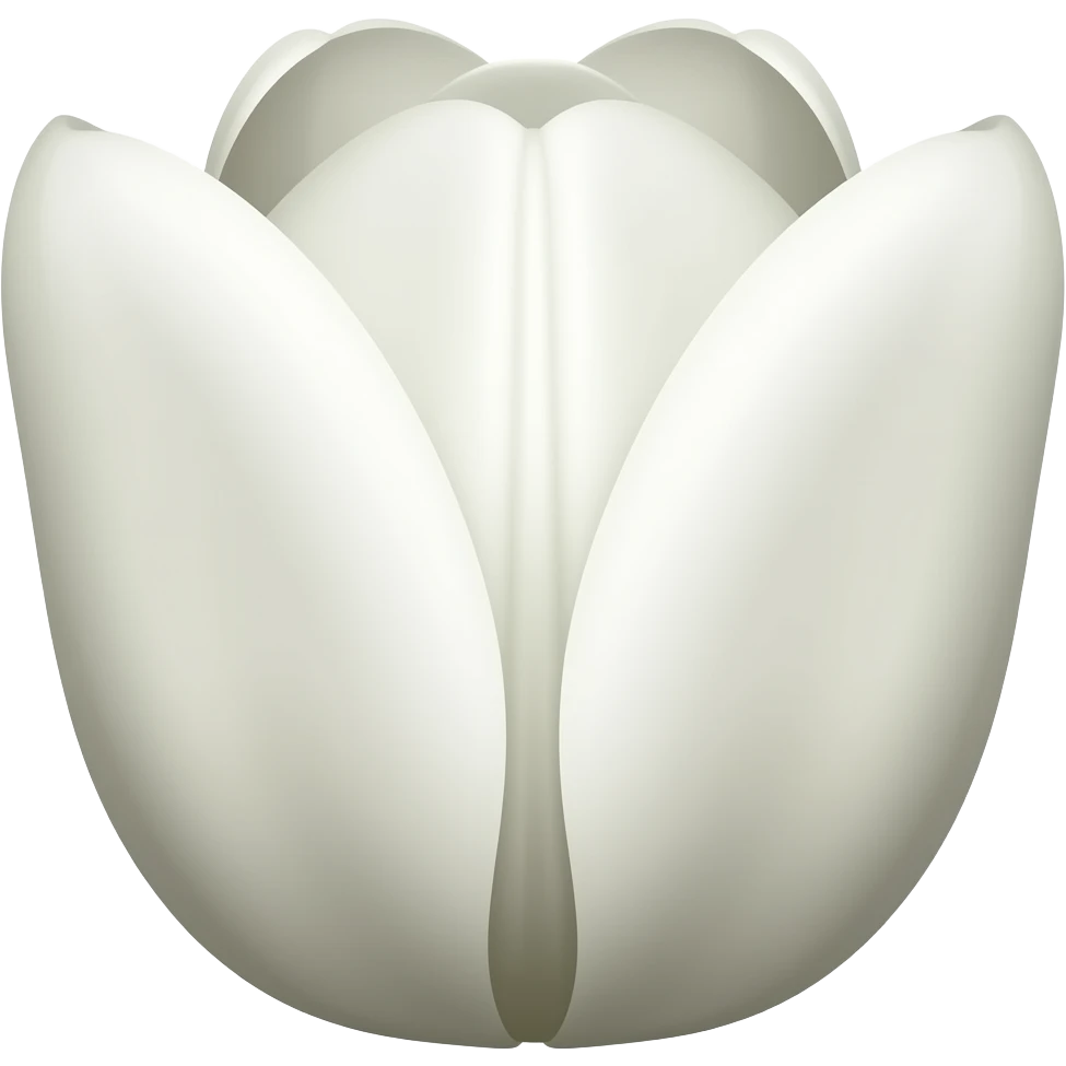 White tulip emoji
