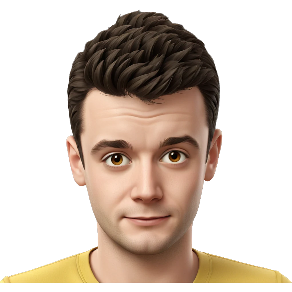 portrait of smiling boy emoji