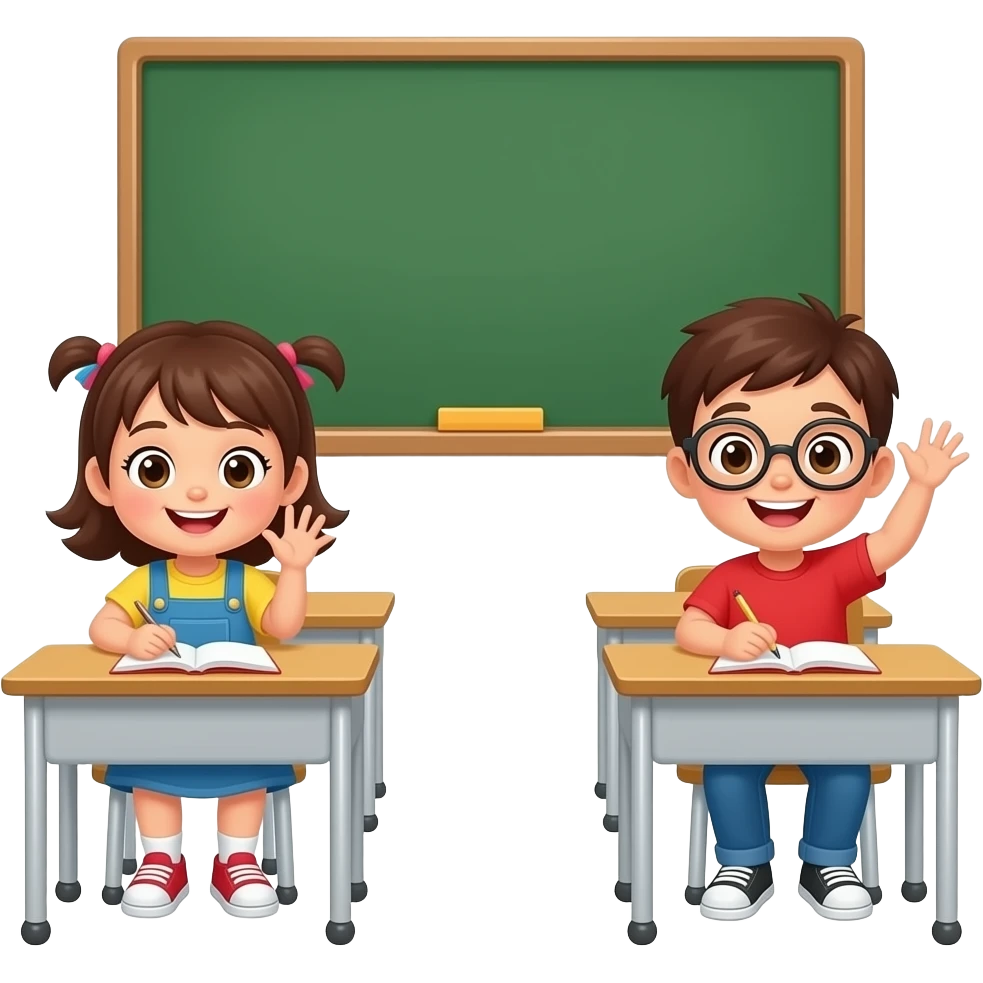 noisy kids in the classroom emoji