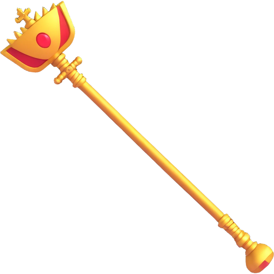 crossed Heka scepter and Nekhakha flail emoji