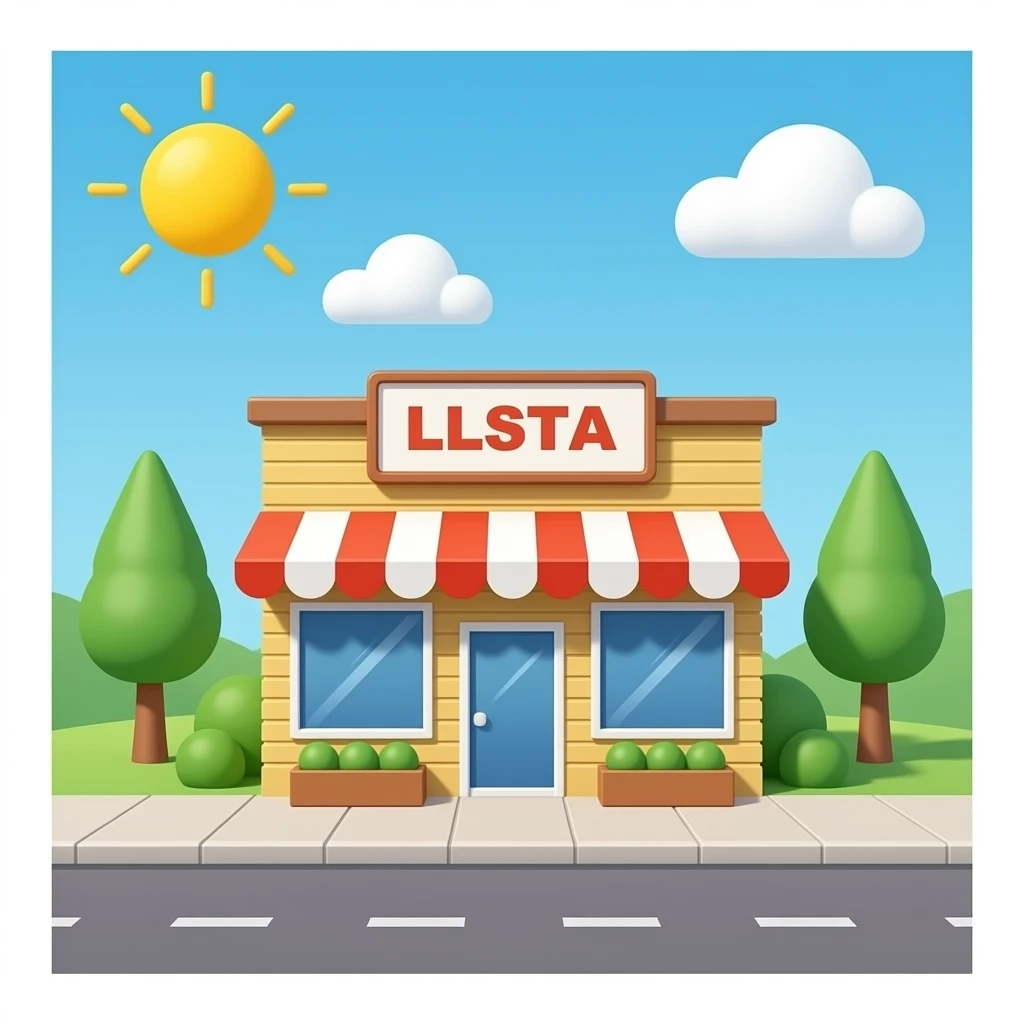 Local shop only on white bg. emoji