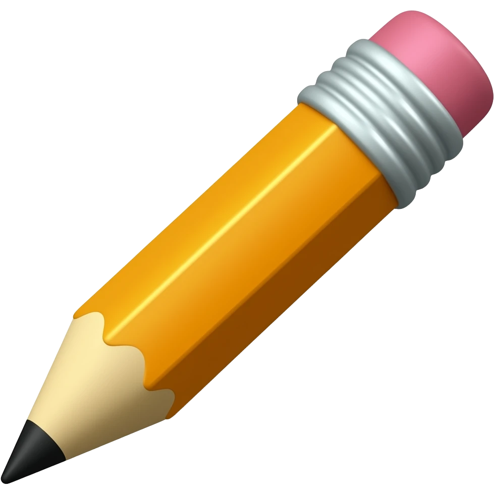 Pencil emoji