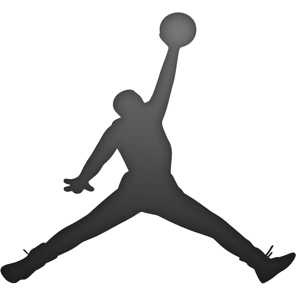 Jordan logo solo silueta emoji