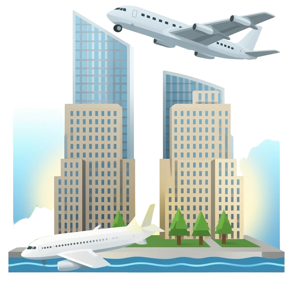 PLANES HITTING THE TWIN TOWERS emoji