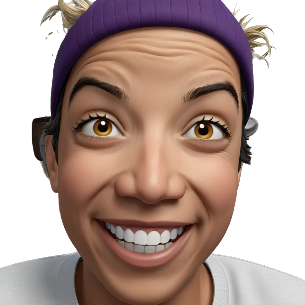 smiling boy in beret portrait emoji