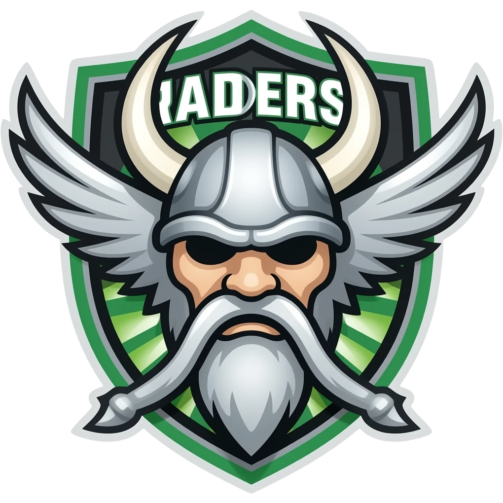canberra raiders nrl logo viking emoji