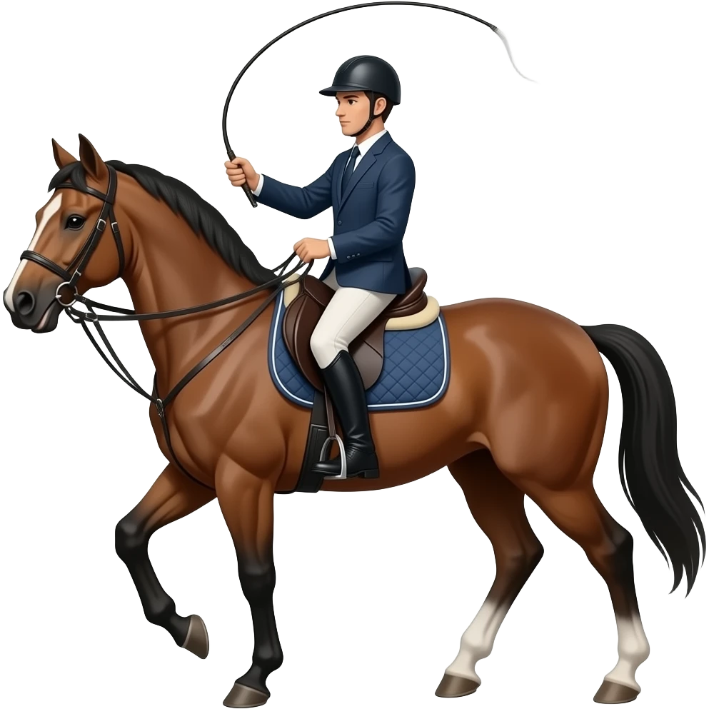 Riding whip emoji