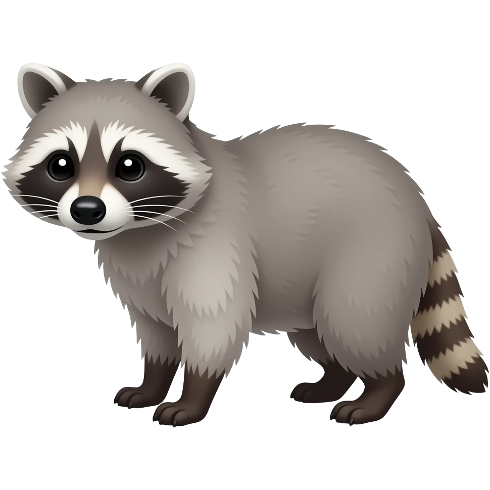Raccoon emoji