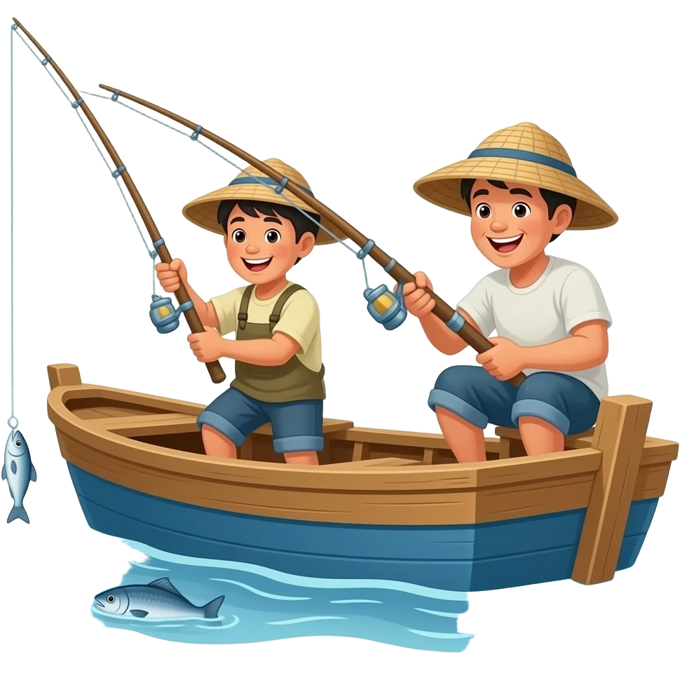 just a few fishermen которые рыбачат  Сингапур бедный но счастливой улыбкой есть рыба emoji
