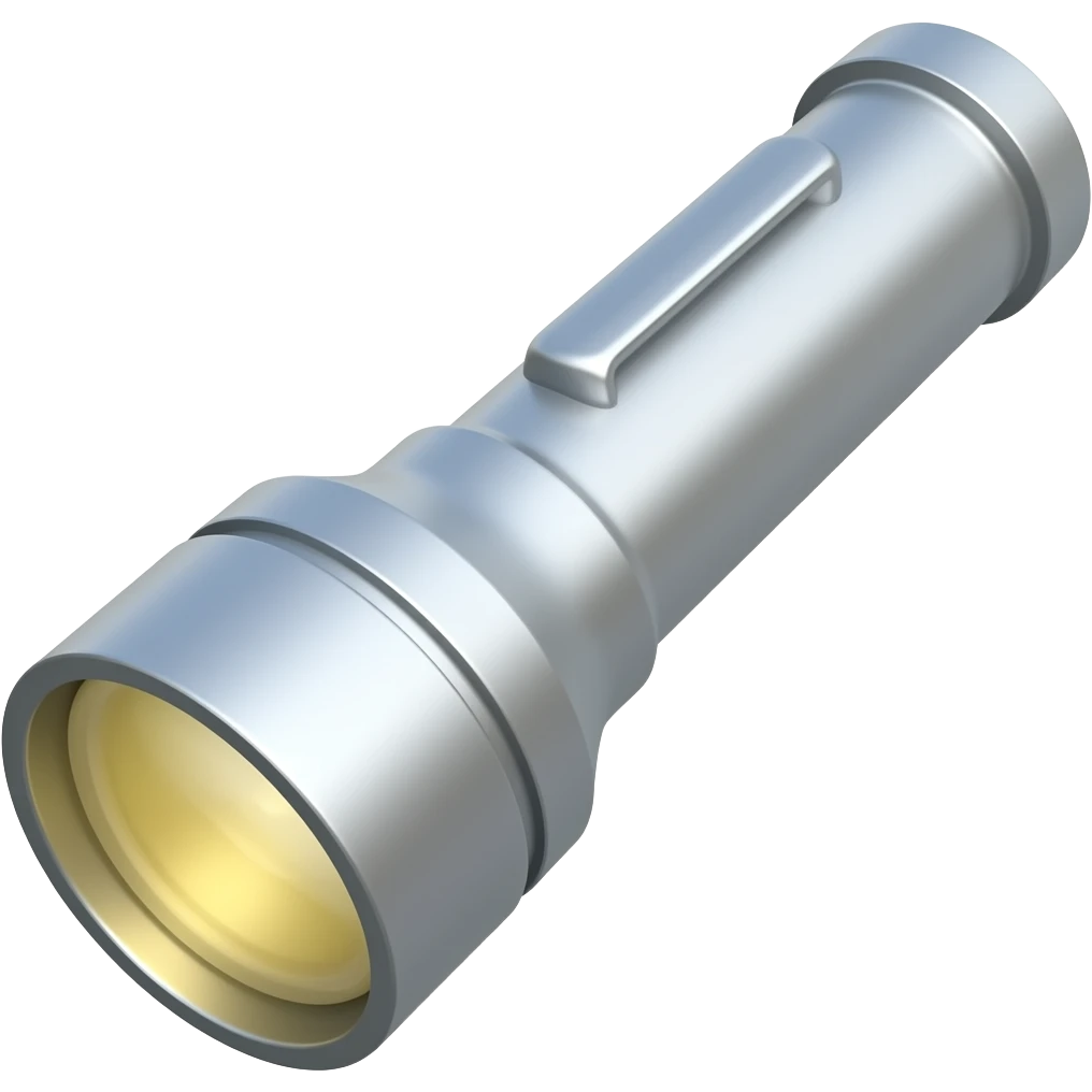 medical flashlight emoji