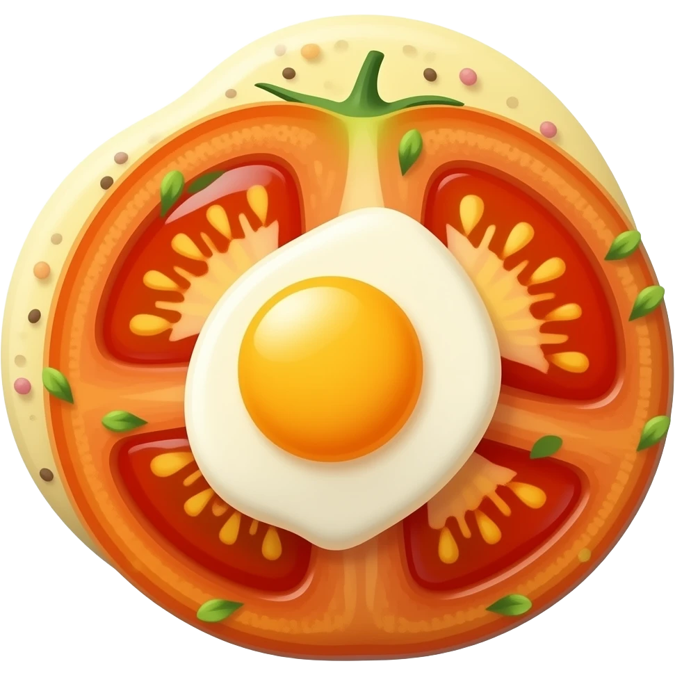 Tomato Omelette emoji