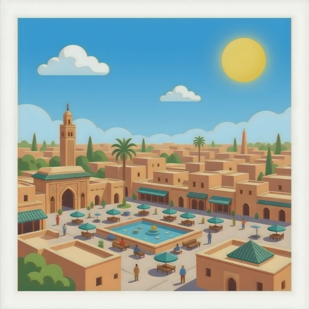 Souk Marrakech top full view emoji