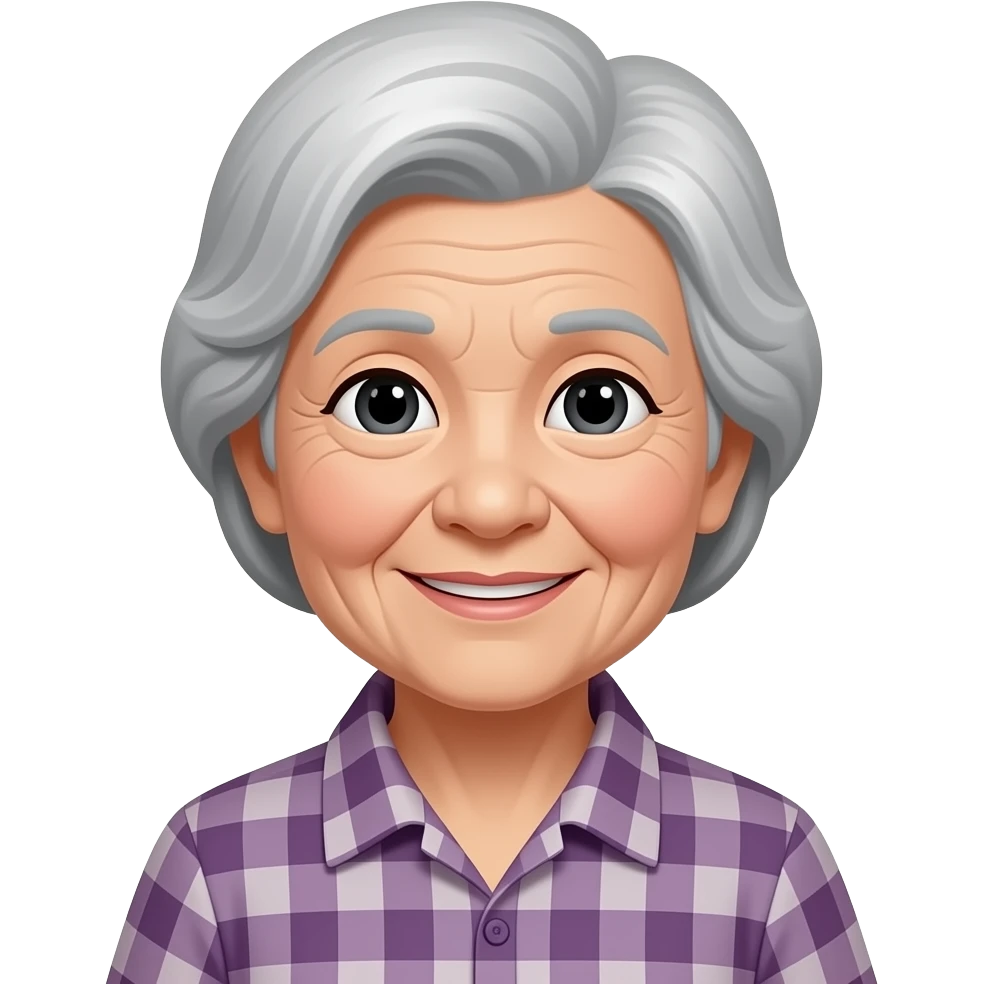 woman chinese grandma emoji