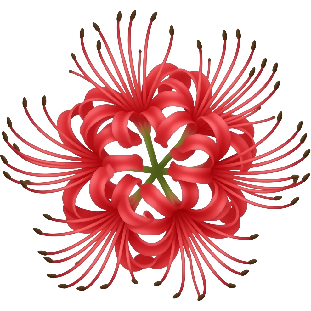 Red Spider lily emoji