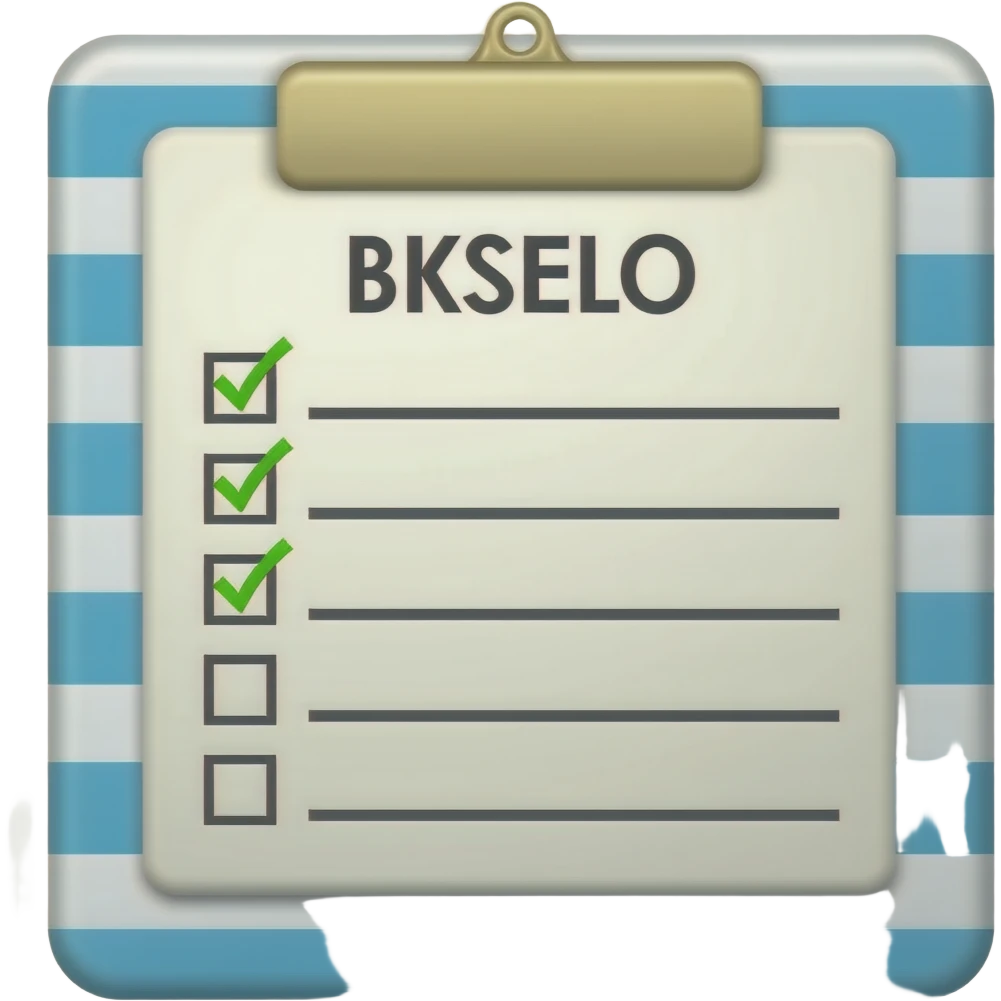 checklist jesolo emoji