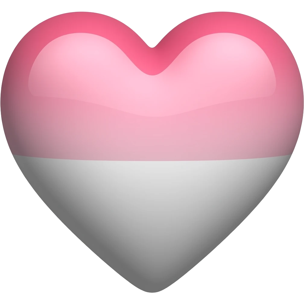 Símbolos de corazones de 2 colores combinados emoji